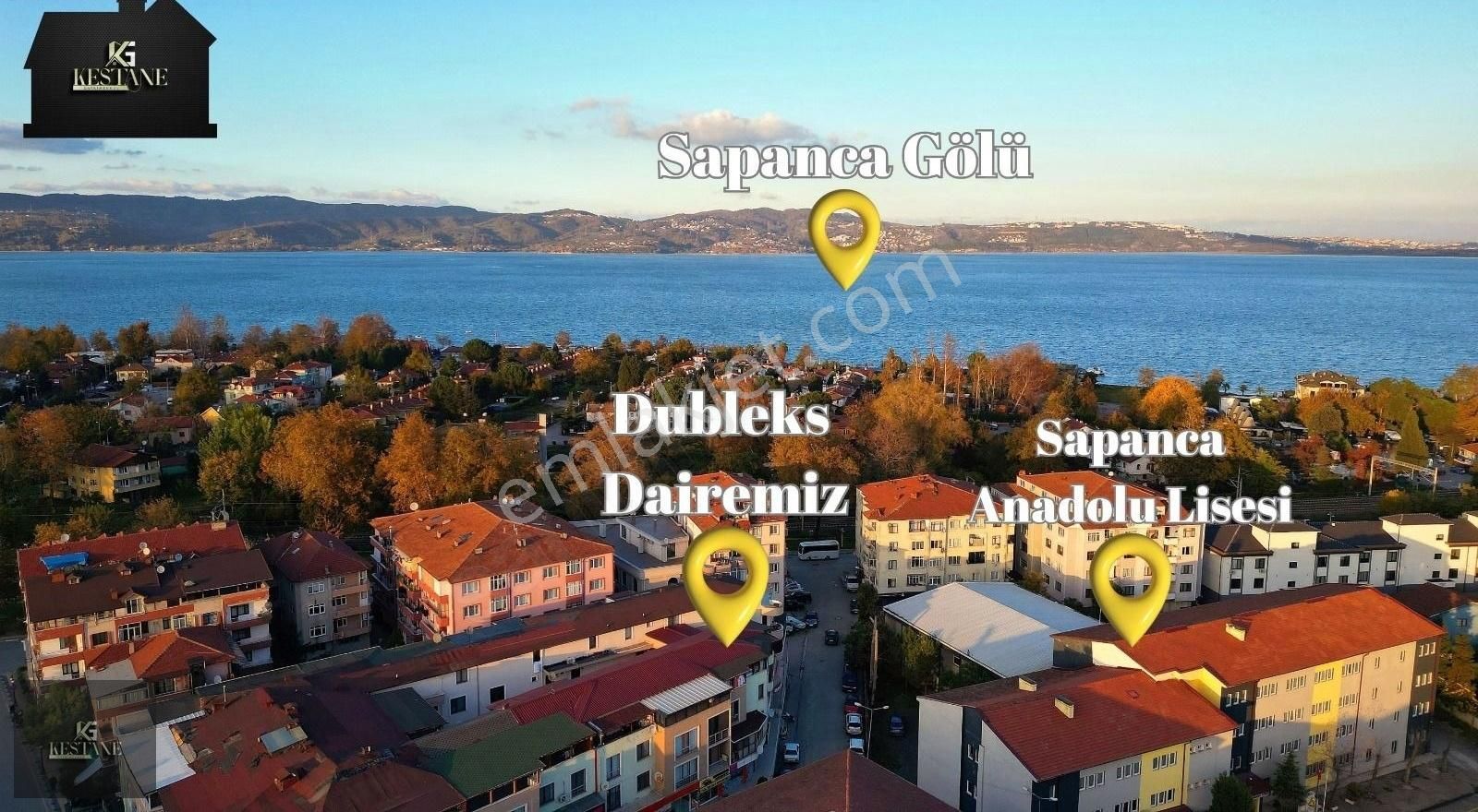 Sapanca Rüstempasa Satılık Daire Sapanca Gölüne Yürüme Mesafesinde 3+1 Dubleks Daire