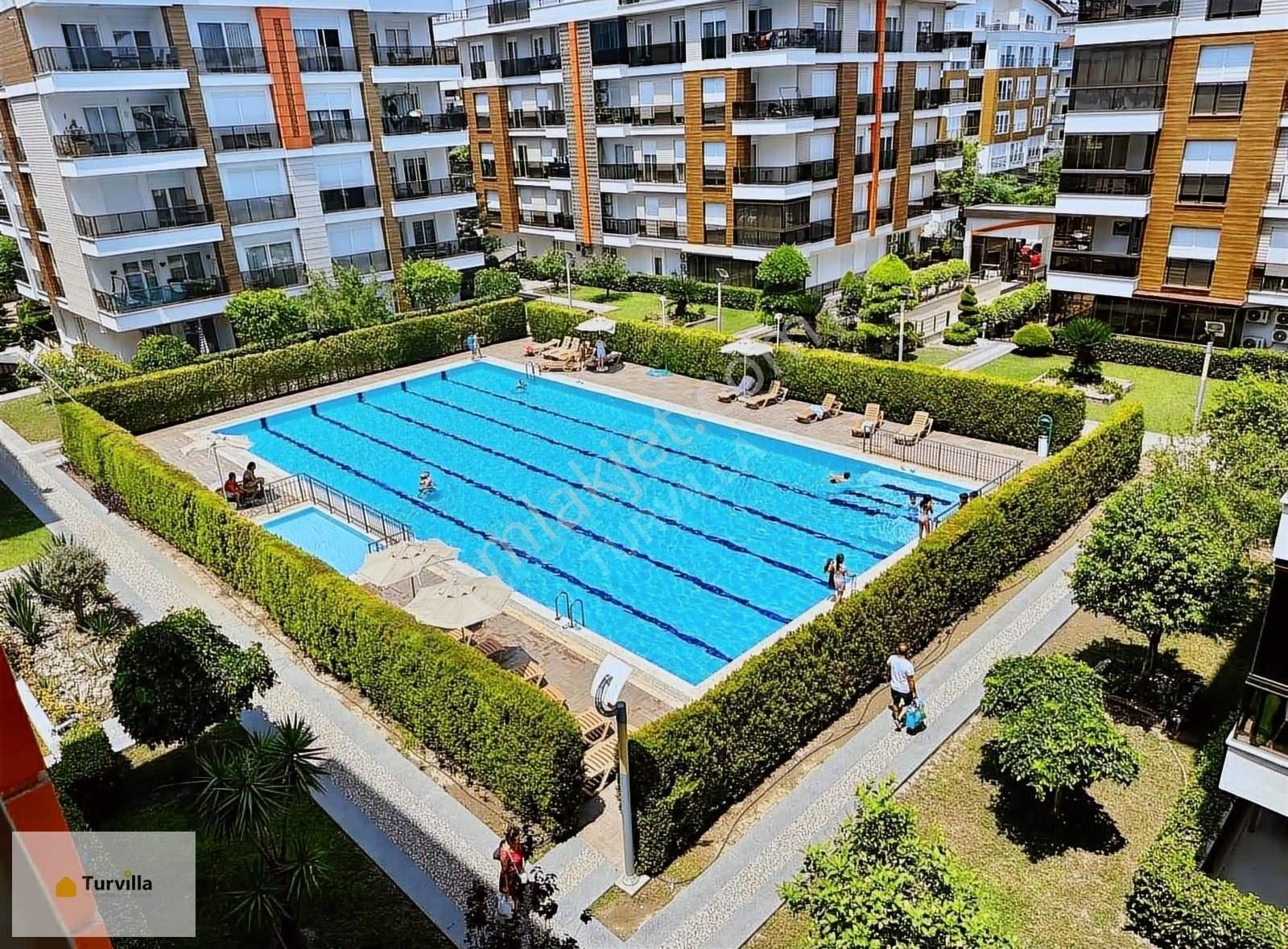 Antalya Konyaaltı Eşyalı Kiralık Daire Turvilla'dan Konyaaltı Liman'da Doğalgazlı 2+1 Kiralık Daire