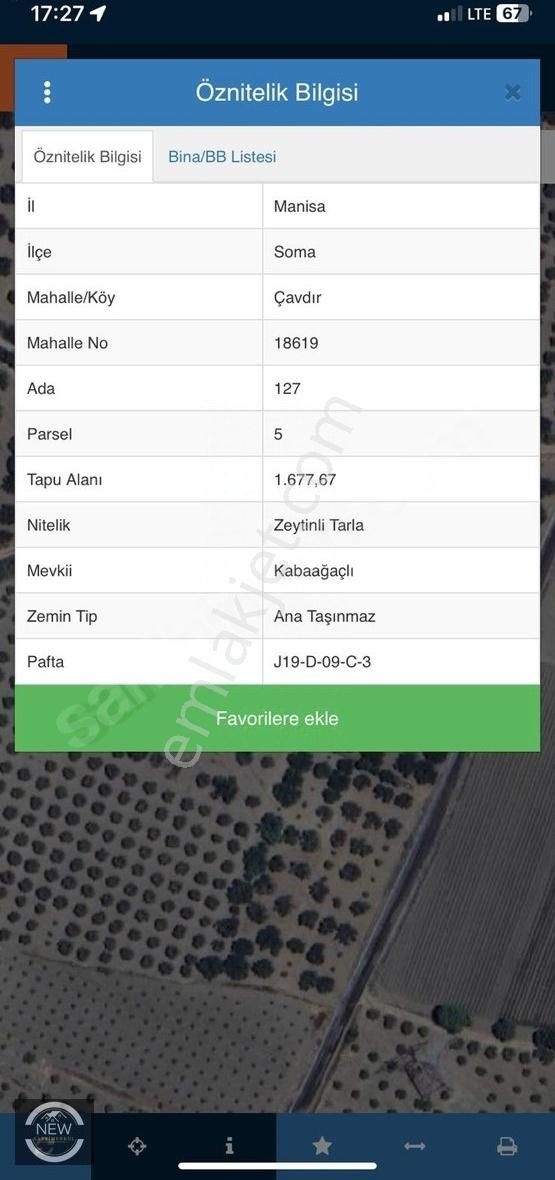 New Gyo 'dan Çavdır Köyü Kupon 1.680 M2 Satılık Zeytinlik - Görsel 11