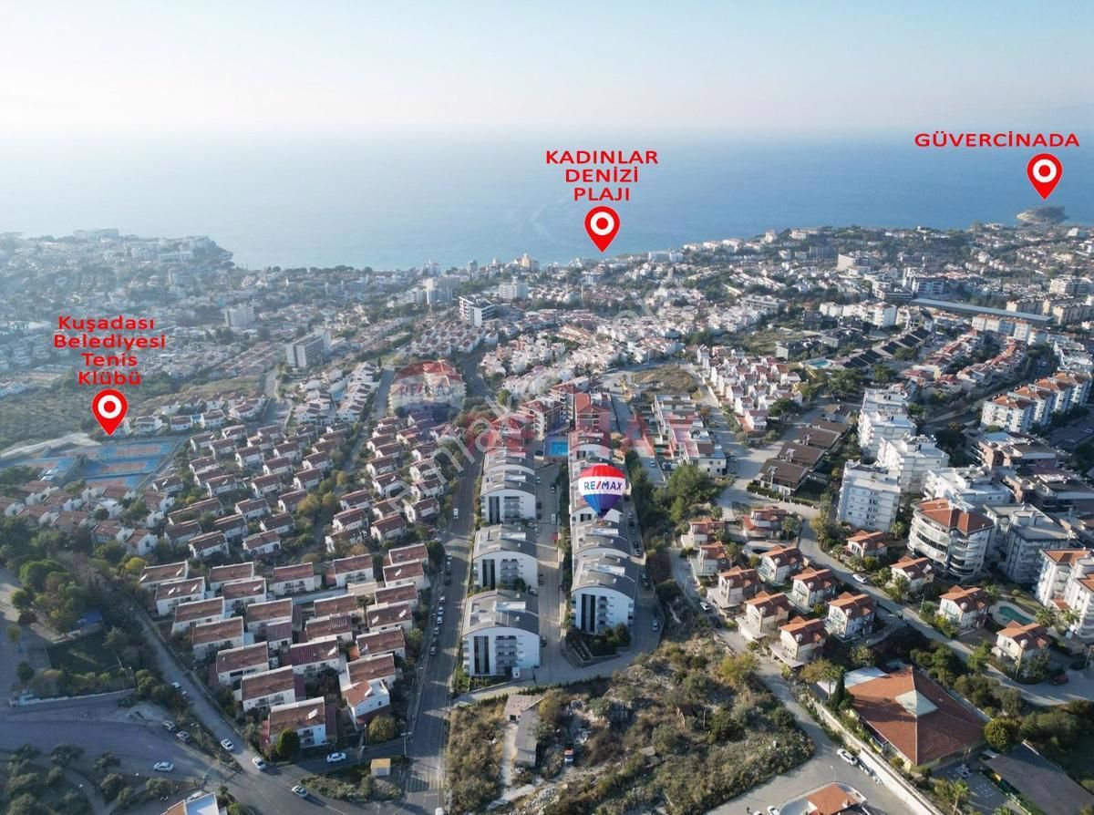 Kuşadası Hacıfeyzullah Satılık Daire Kuşadası Kadınlar Denizi Obakent Sitesi'nde Satılık Deniz Manzaralı 3+1 Daire