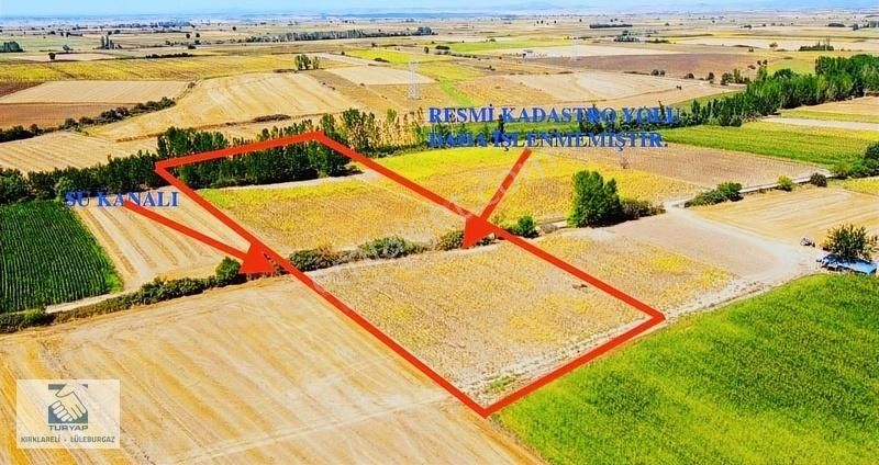 Kırklareli Merkez Kavaklı Bld. (Celaliye) Satılık Tarla Kırklareli Kavaklıda Kadastro Yola Cephe Satılık 12.700 M2 Tarla