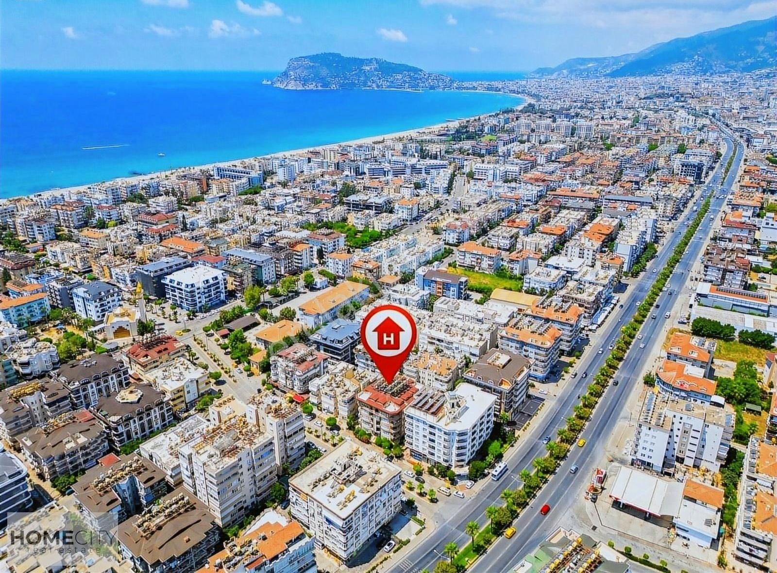 Alanya Oba Satılık Daire Alanya Oba 2+1 115m2 Full+full Eşyalı Lüx Denize 400 M. Havuzlu