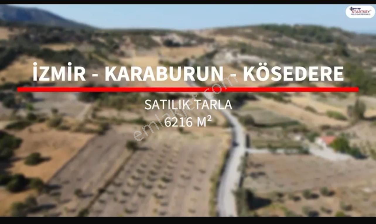 Karaburun Kösedere Satılık Tarla Karaburun'da Satılık 6200 Metrekare Tarla