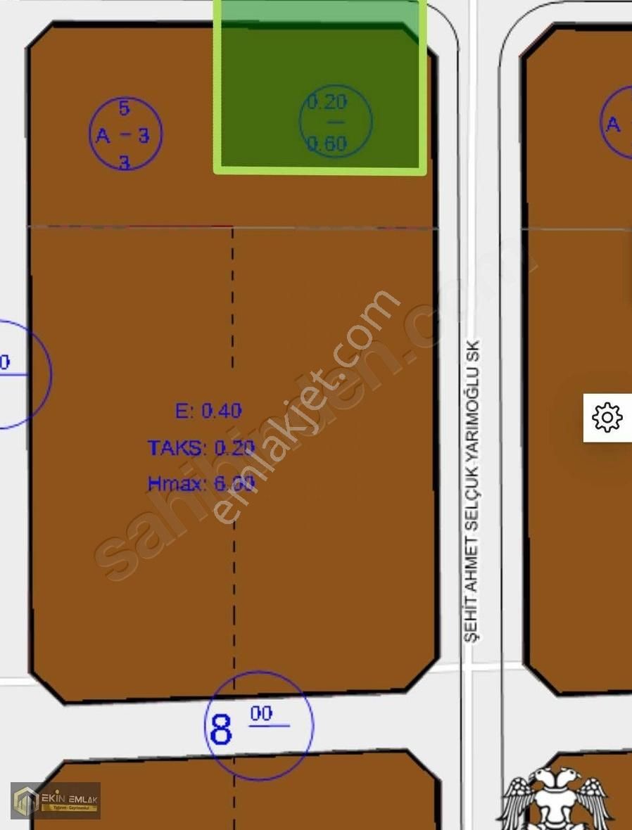 Karatay Karaaslanüzümcü Satılık Konut İmarlı Karaaslanda Cazip Fiyata Satılık 886 M2 3 Kat İmarlı Arsa