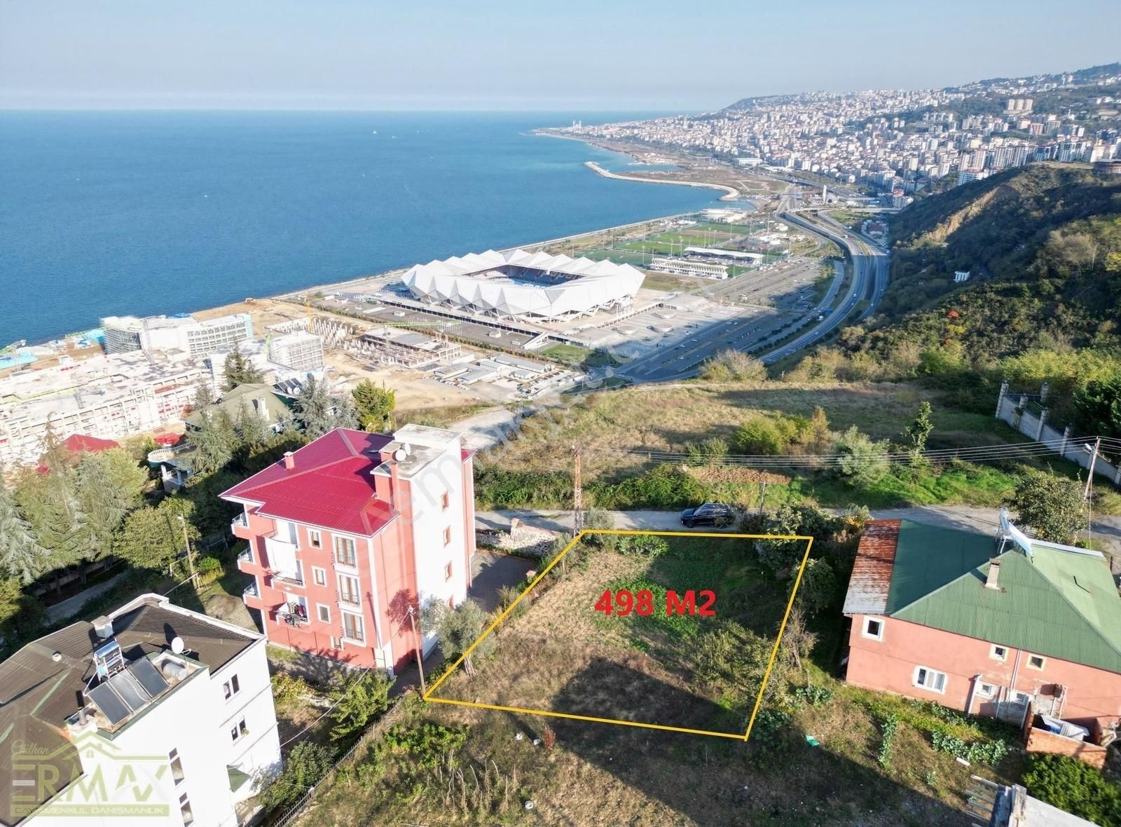 Ortahisar Akyazı Satılık Tarla Ermax'dan Akyazıda Stad Ve Şehir Hastanesi Manzaralı Fırsat Arsa