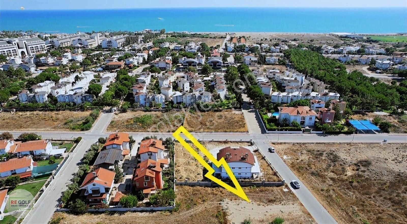 Serik Boğazkent Satılık Turizm İmarlı Osman Akça'dan Boğazkent'te 1522 M2 Villa Arsası