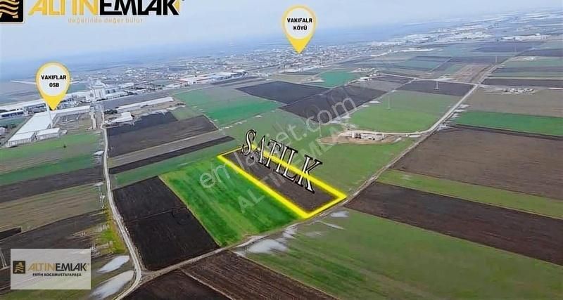 Ergene Vakıflar Satılık Tarla Ergene Vakıflarda 13.531m2 Sanayi İmarına Yakın Tarla Yatırımlık