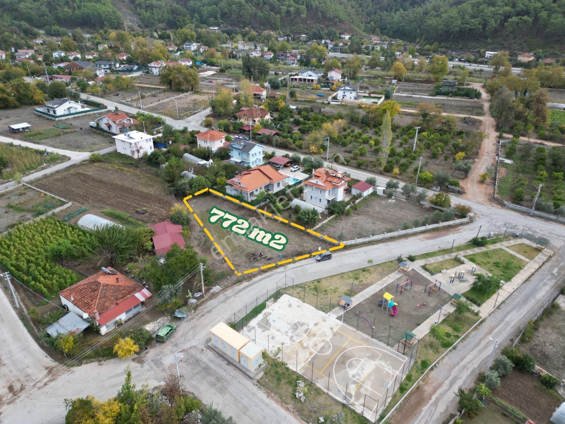 Fethiye İnlice Satılık Konut İmarlı Goldhouse Dan Satılık Arsa Mükemmel Yatırımlık Fırsat %40 İmarlı