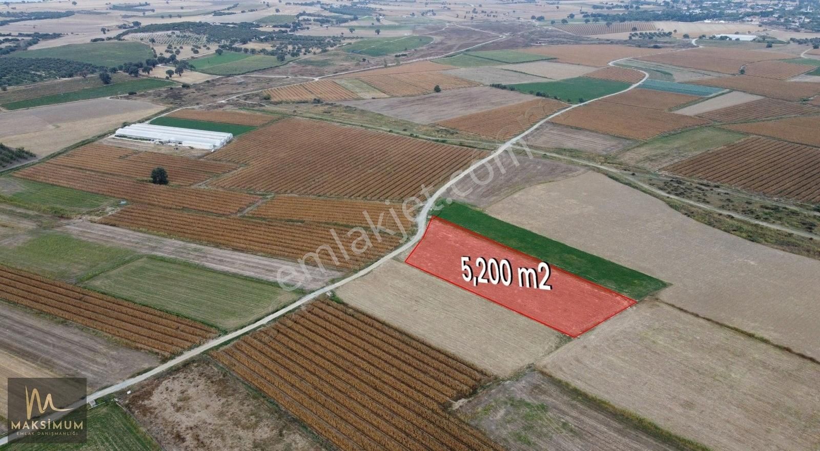 Çanakkale Merkez Halileli Köyü Satılık Tarla Çanakkale Merkez Halileli Köyü'nde Resmi Yolu Olan Satılık Tarla