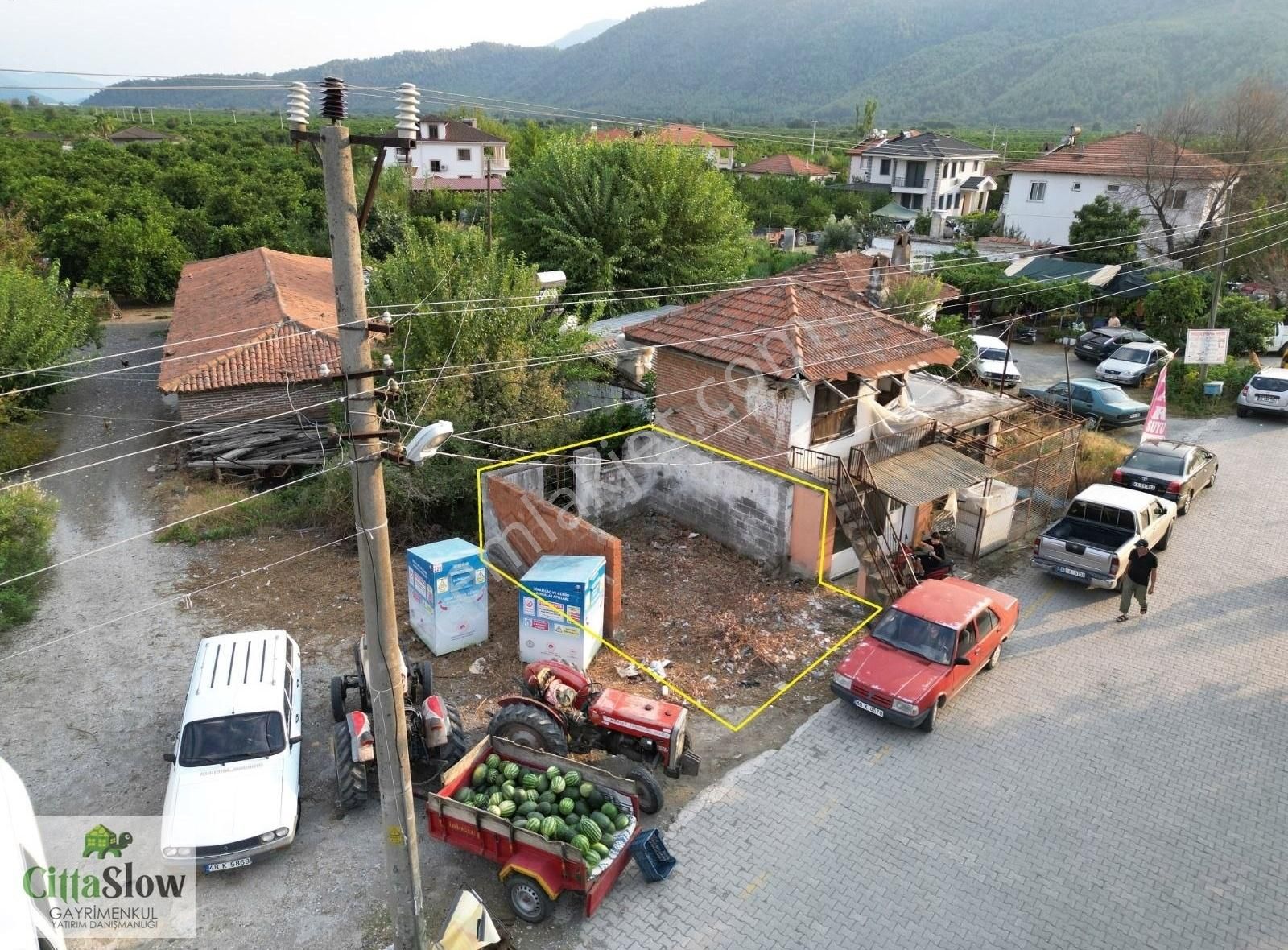 Köyceğiz Hamitköy Satılık Ticari İmarlı Cittaslow'dan Hamitköy Ekincik Yolunda Ticari Tekdükkan Arsası