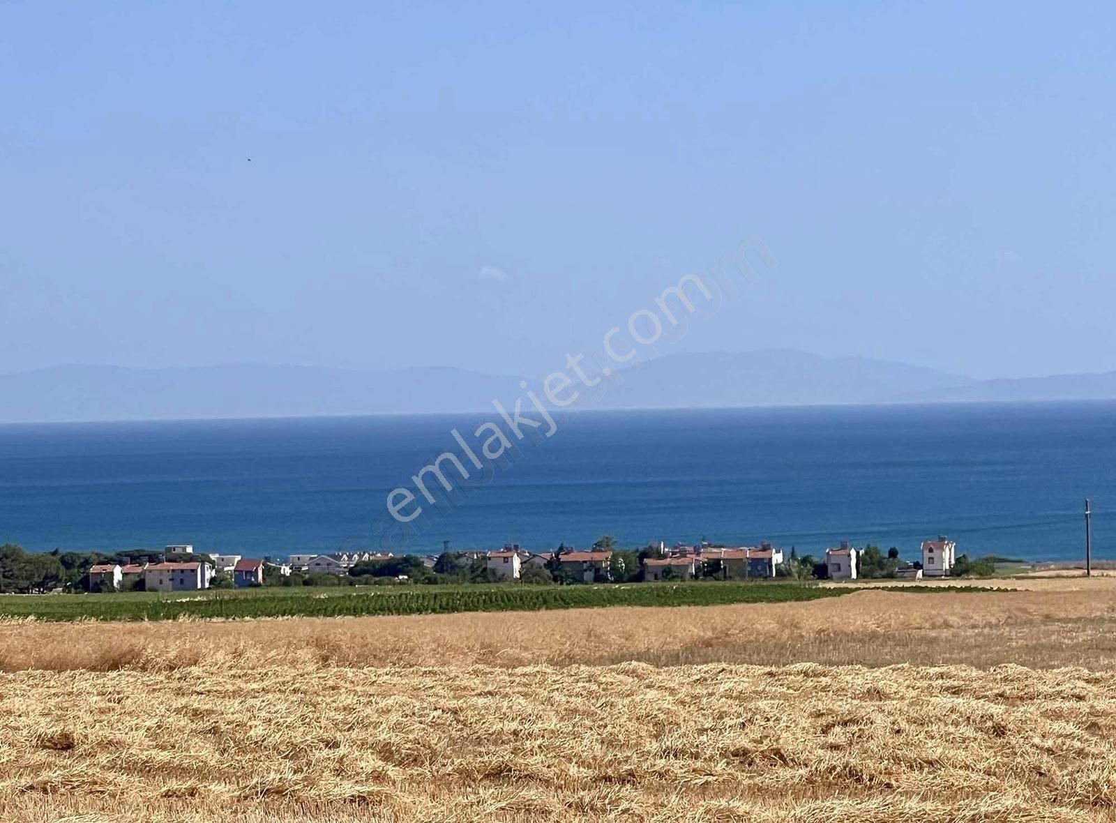 Marmaraereğlisi Çeşmeli Satılık Tarla Full Deniz Manzaralı İmara Ve Villalara Yakın Satılık Arsa