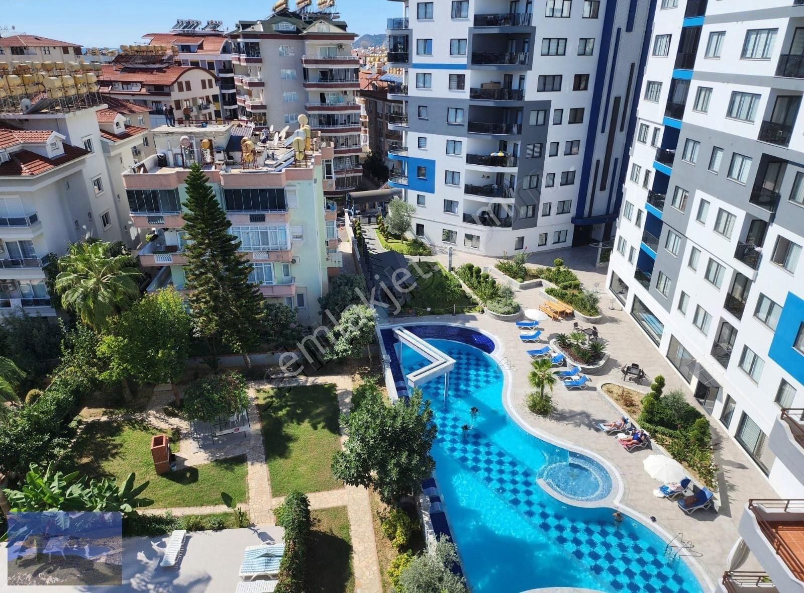 Alanya Güller Pınarı Satılık Daire Alanya Merkez 1+1 Eşyalı Full Aktiviteli