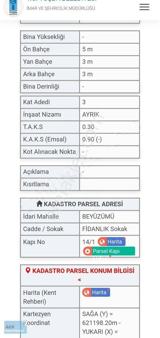 Tuşba Beyüzümü Satılık Müstakil Ev Akn Gayrimenkulden Özalp Yolu Üzeri İki Katlı Müstakil Ev