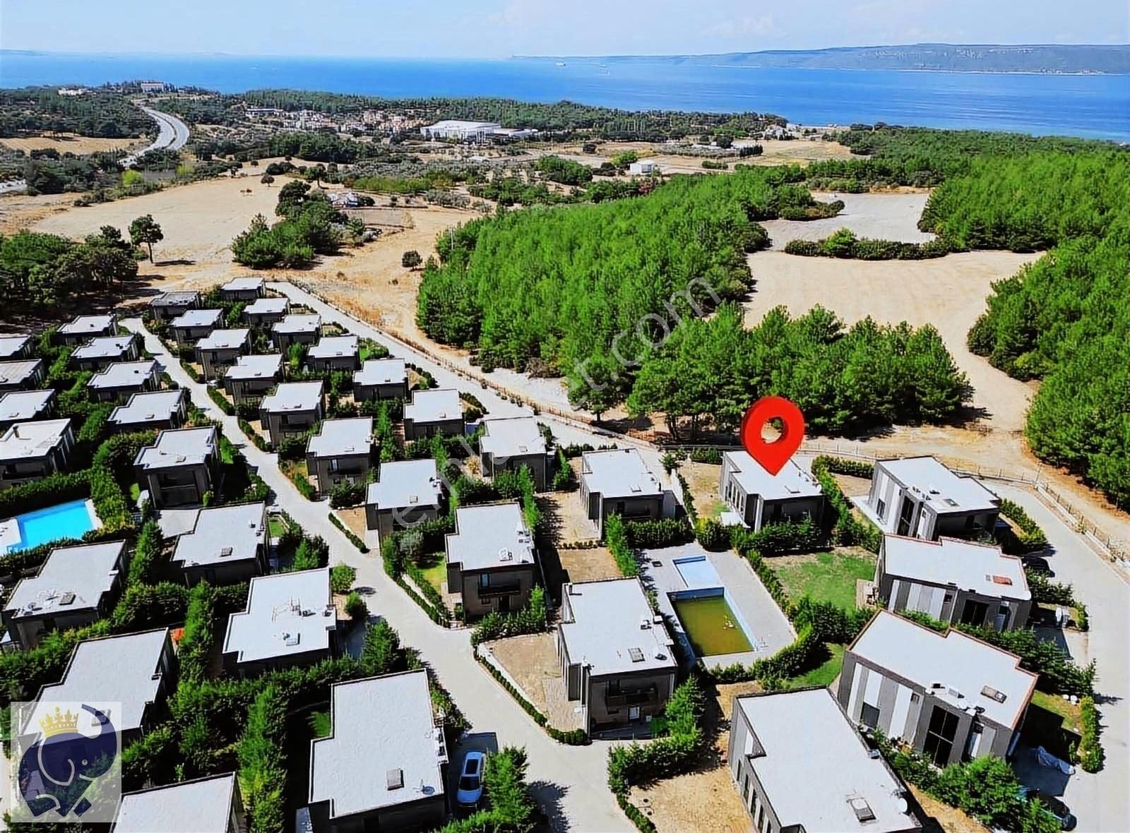 Çanakkale Merkez Çınarlı Köyü (Armutlu) Satılık Villa Çanakkale Merkez Kale Country'de Satılık 4+2 Müstakil Villa