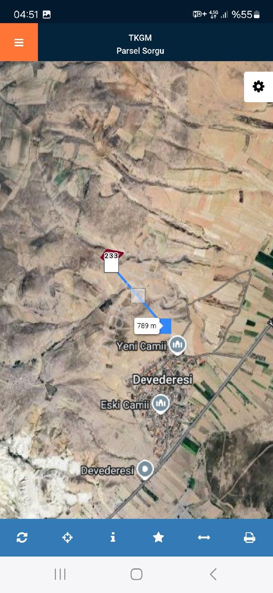 Savaş Emlak. Tan Satılık 16350 M. 2 Tarla Kaplıcaya Yakın - Görsel 4