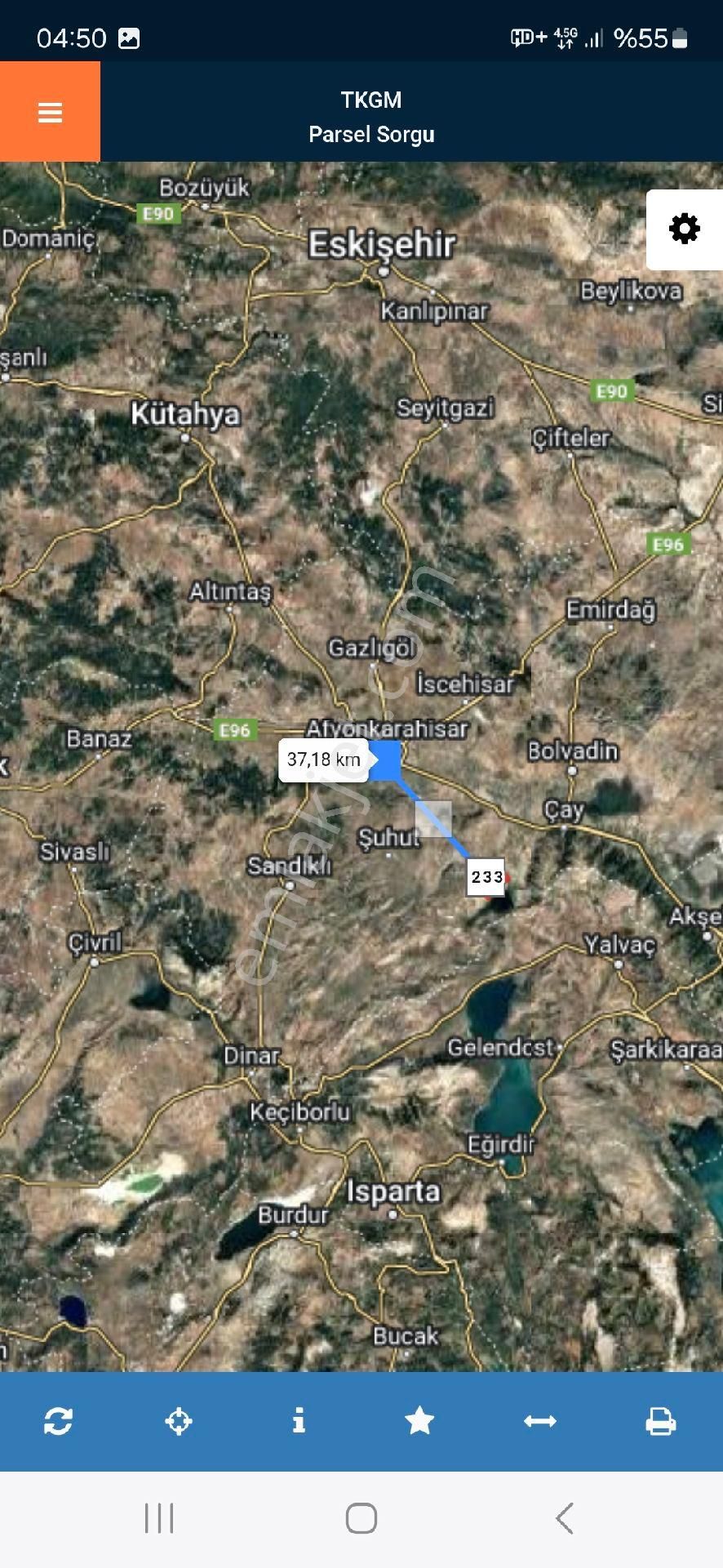 Savaş Emlak. Tan Satılık 16350 M. 2 Tarla Kaplıcaya Yakın - Görsel 3