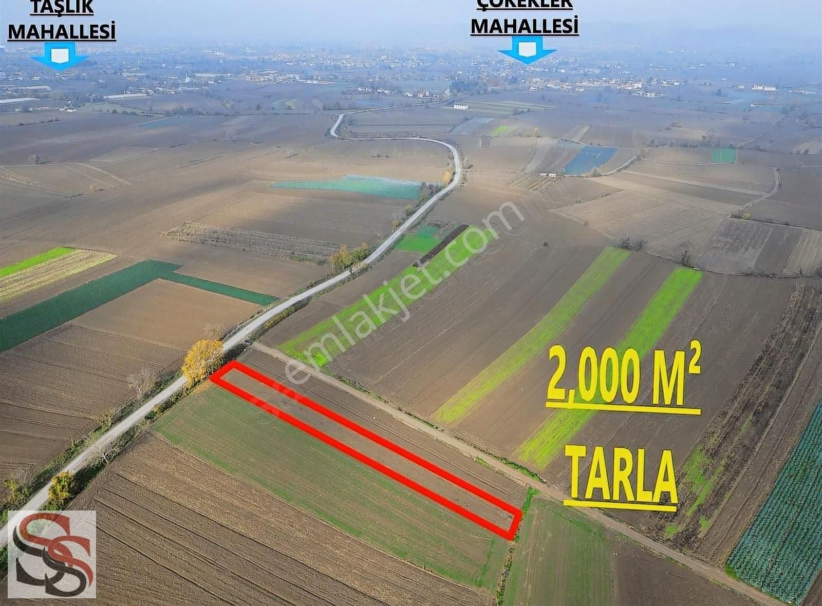 Adapazarı Çökekler Satılık Tarla Adapazarı Çökeklerde Cadde Üzeri 2,000 M² Yatırımlık Tarla