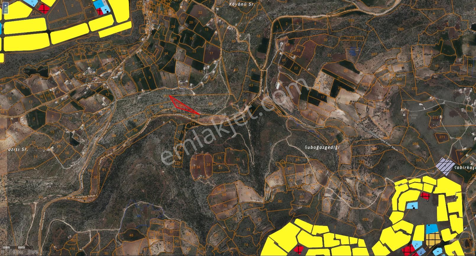 Şehitkamil Yalankoz Satılık Tarla Hanedan Gyo'dan Yalagözde Satılık 4.750m² İmar Arası Arazi