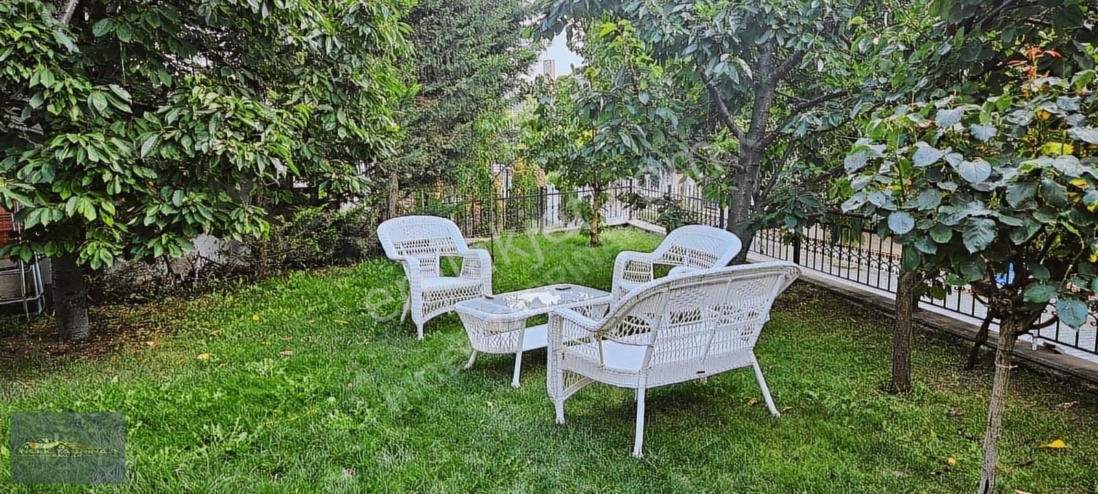 Gölbaşı Kızılcaşar Kiralık Daire İncek Kızılcaşar'da Villa Sitesinde 2+1 Eşyalı Bahçe Katı