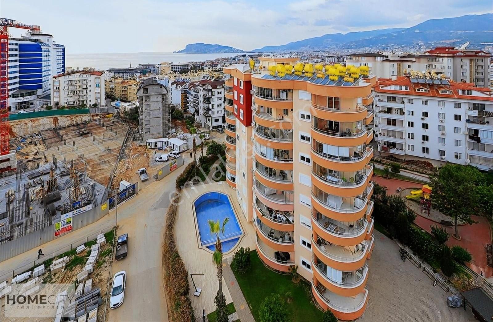 Alanya Tosmur Satılık Daire Alanya Tosmur2+1 120m2 Kale Deniz Manzaralı Eşyalı Havuz,otopark