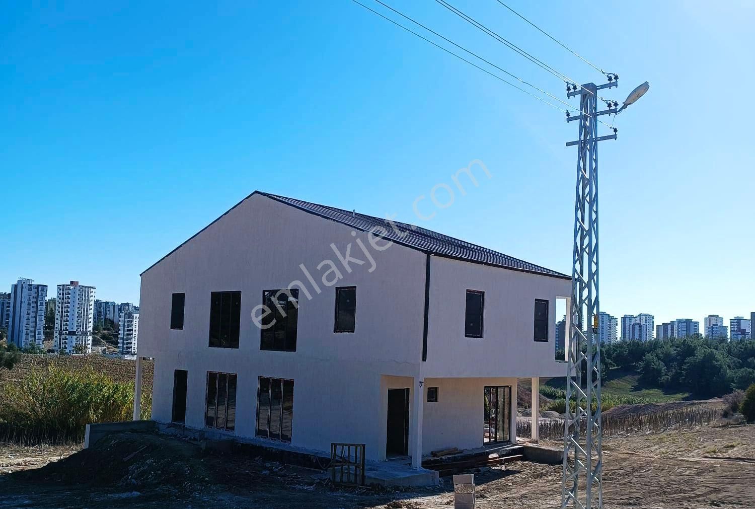 Sarıçam Çınarlı Satılık Villa Özel Yapım Çelik Konstrüksıyon 4+1 Tapulu Güvenli İkiz Villa