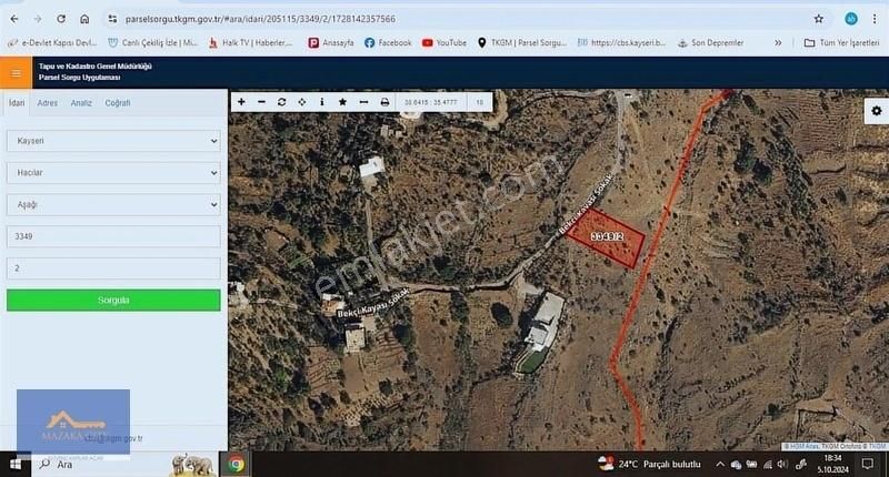 Mazaka City'den Hacılar Aşağı Mah Satılık 1209 M2 Villa Parseli - Görsel 6