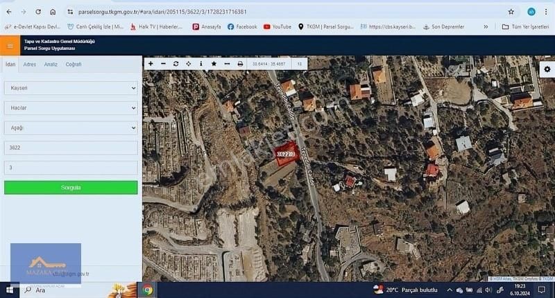 Hacılar Aşağı Satılık Villa İmarlı Mazaka Cıty'den Hacılar Aşağı Mah Satılık Villa Parselleri