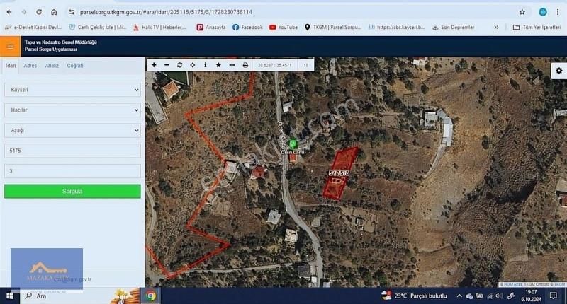 Mazaka Cıty'den Hacılar Aşağı Mh Satılık 1000 M2villa Parselleri - Görsel 5