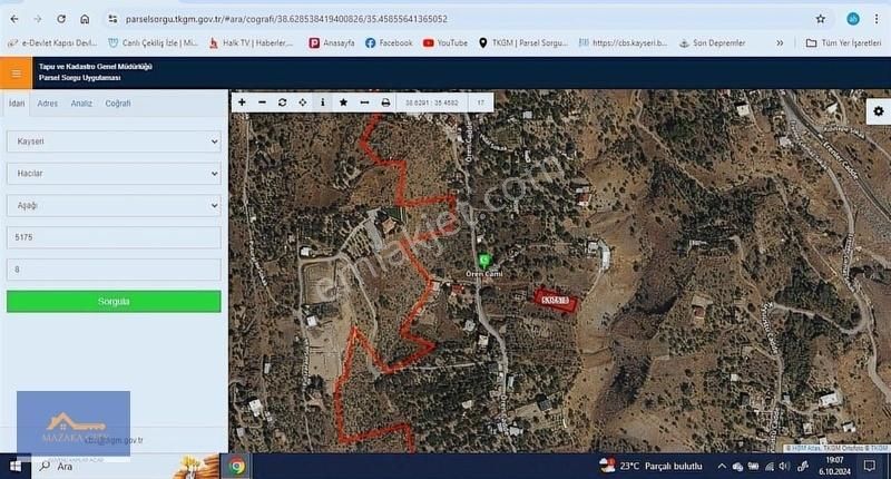 Mazaka Cıty'den Hacılar Aşağı Mh Satılık 1000 M2villa Parselleri - Görsel 7
