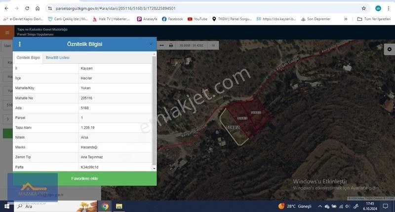 Mazaka Cıty'den Hacılar Kergah Cd Satılık Villa Parselleri - Görsel 8