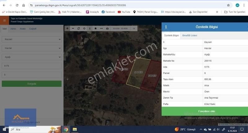 Mazaka Cıty'den Hacılaraşağı Mah Satılık 695 M2 İmarlı Arsalar - Görsel 5