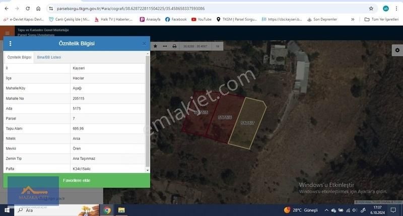 Mazaka Cıty'den Hacılaraşağı Mah Satılık 695 M2 İmarlı Arsalar - Görsel 8