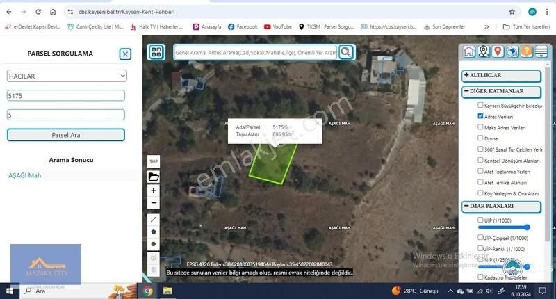 Mazaka Cıty'den Hacılaraşağı Mah Satılık 695 M2 İmarlı Arsalar - Görsel 4