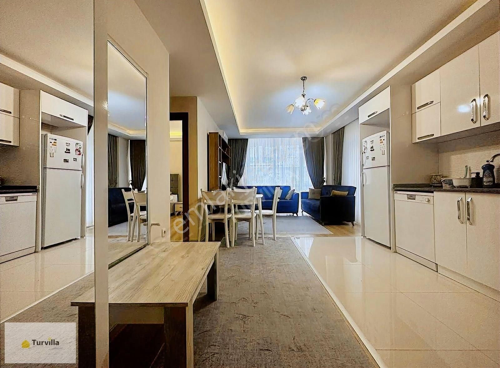 Turvilla'dan Konyaaltı Sarısu Gökhan Sitesinde Lux Eşyalı 2+1 Kiralık Daire