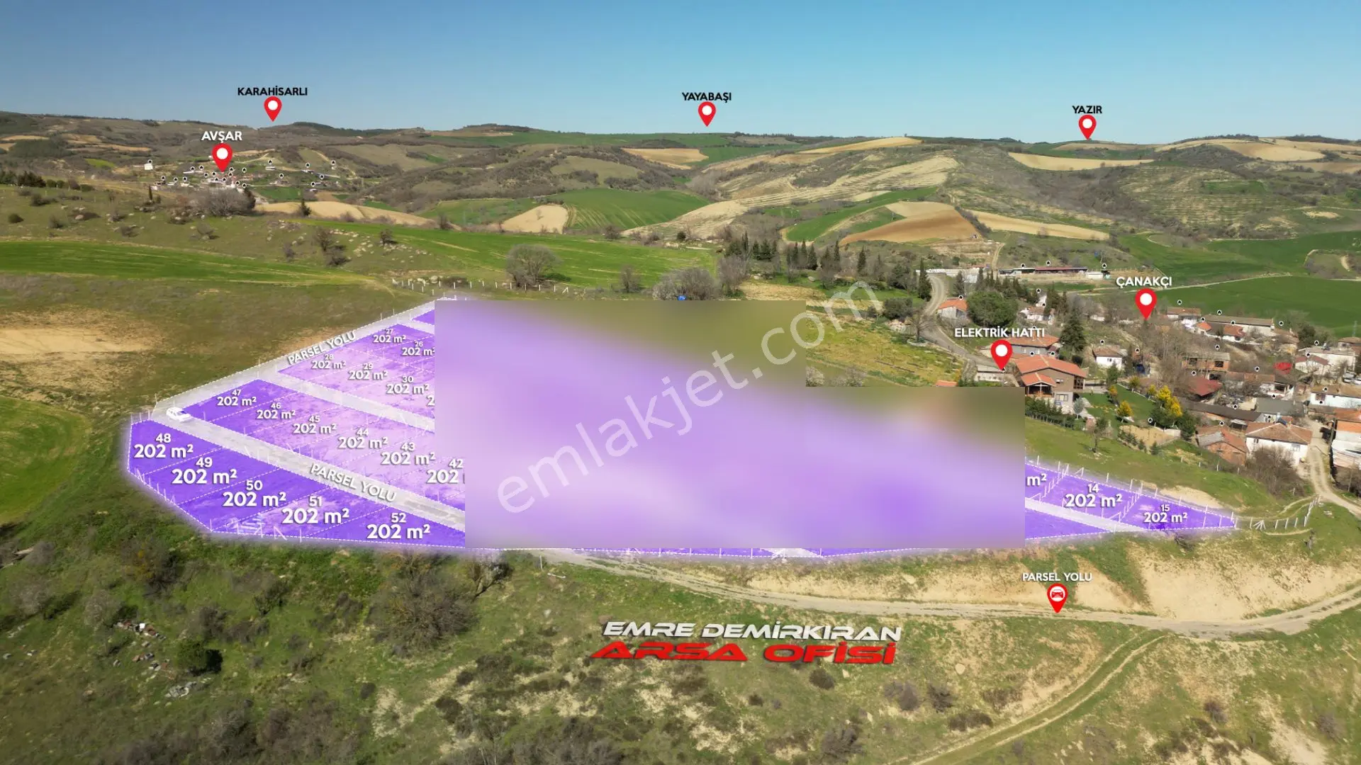 Tekirdağ Çanakçı'da Tüm Altyapısı Hazır 200m² İmarlı Arsalarımız - Görsel 3