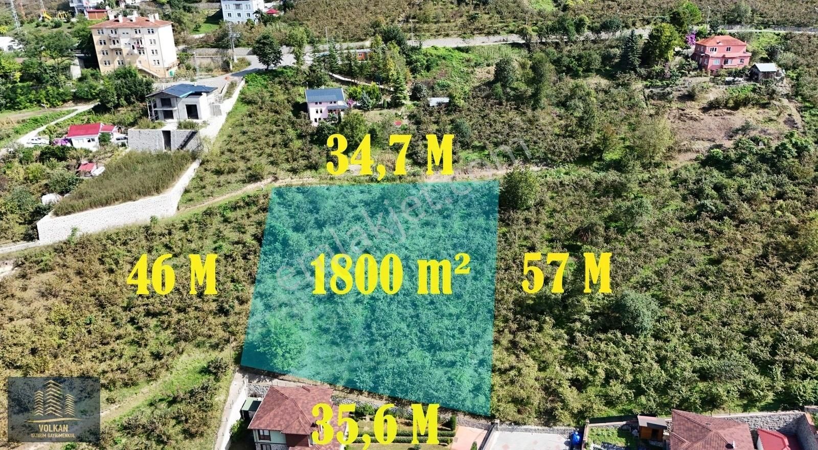 Ortahisar Uğurlu Satılık Tarla Vyg'den Ortahisar Uğurlu Mahallesinde 1800 M² Önü Kapanmaz Arsa