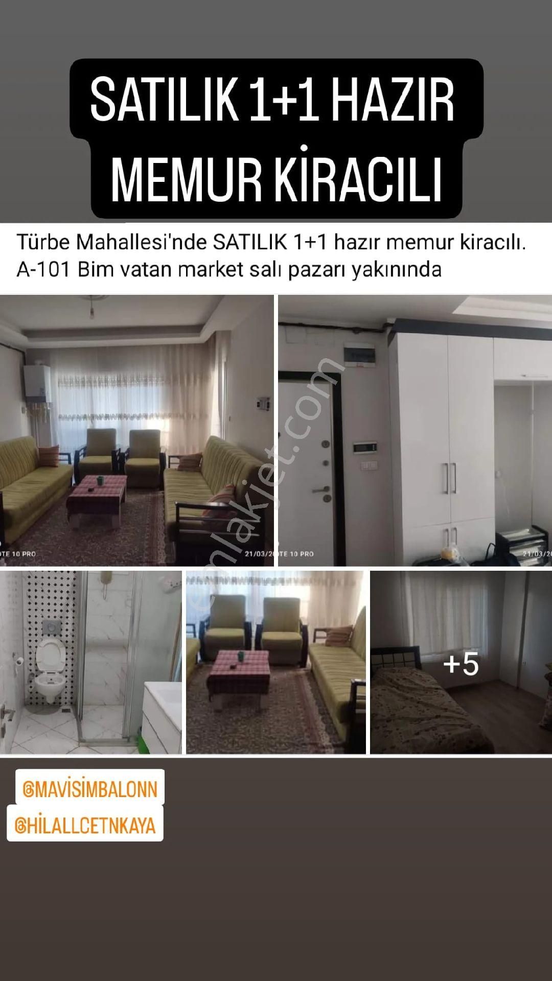 Ereğli Türbe Satılık Daire 1+1 Memur Kiracılı