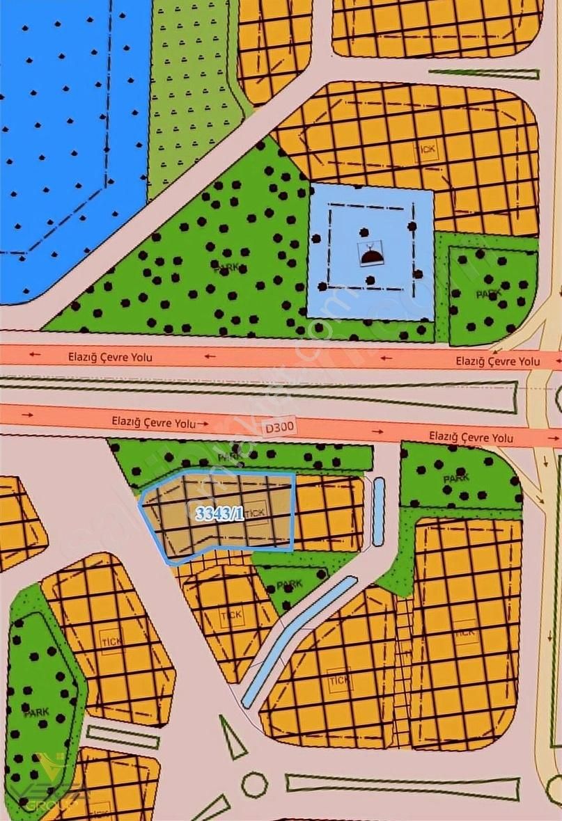 Elazığ Merkez Sürsürü Satılık Ticari İmarlı Terminal Karşısı Satılık Toplam 6000m2 Tick Arsa