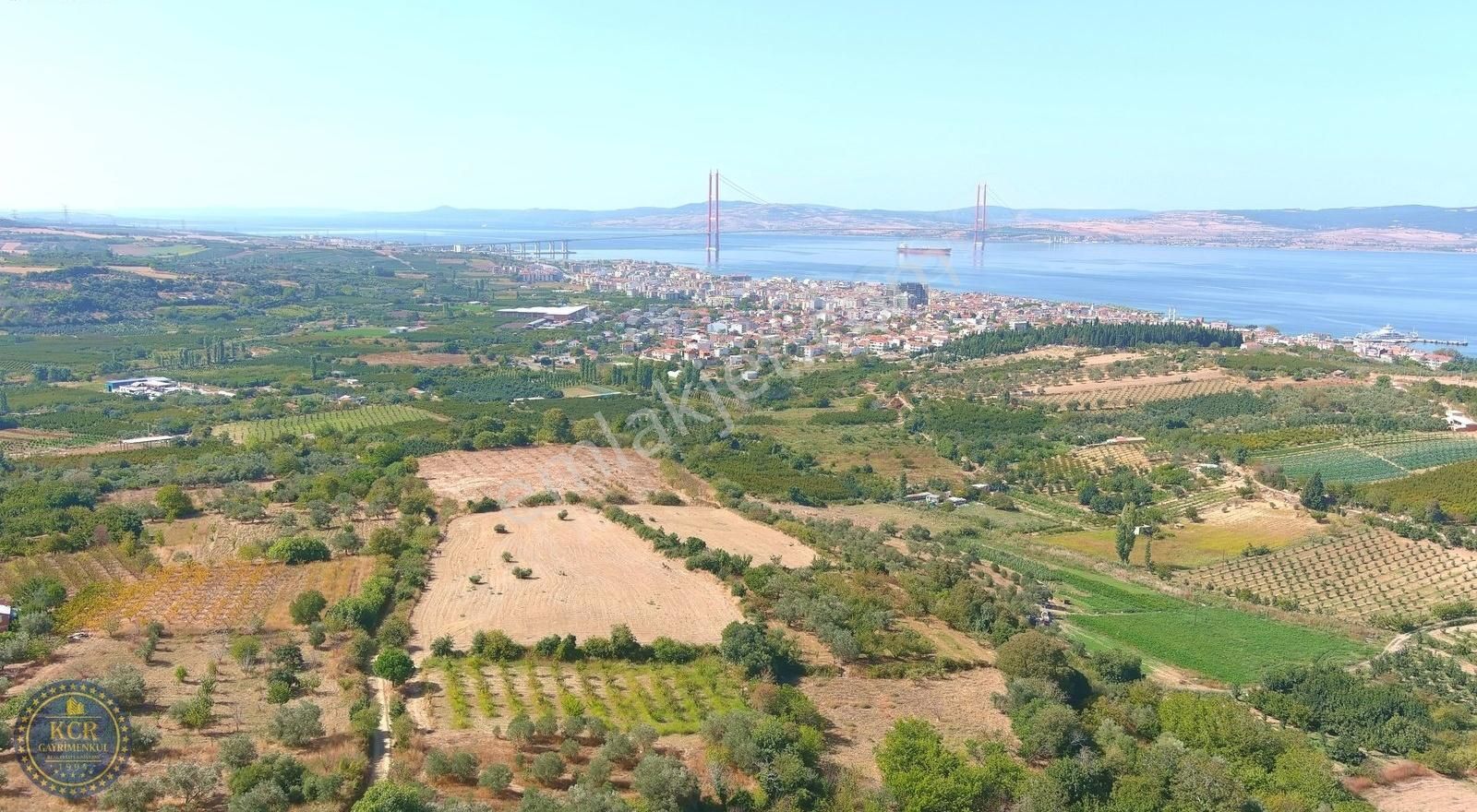 Lapseki Cumhuriyet Satılık Tarla Lapseki Merkezde İmara Yakın Boğaz Manzrl Satılık Tarla