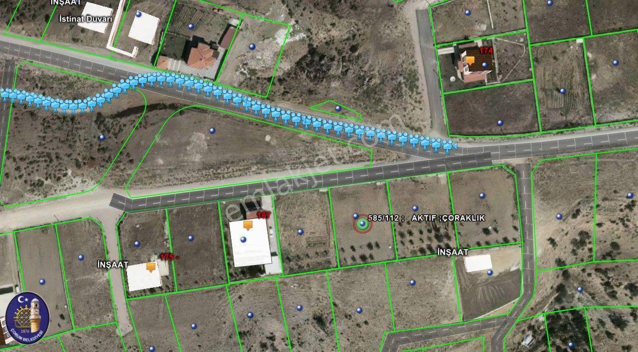 Çorum Merkez Bahçelievler Satılık Villa İmarlı Hoy Hoy Tepesi Altında Çorum Manzaralı 2 Kat İmarlı 1000m2 Villa Arsası