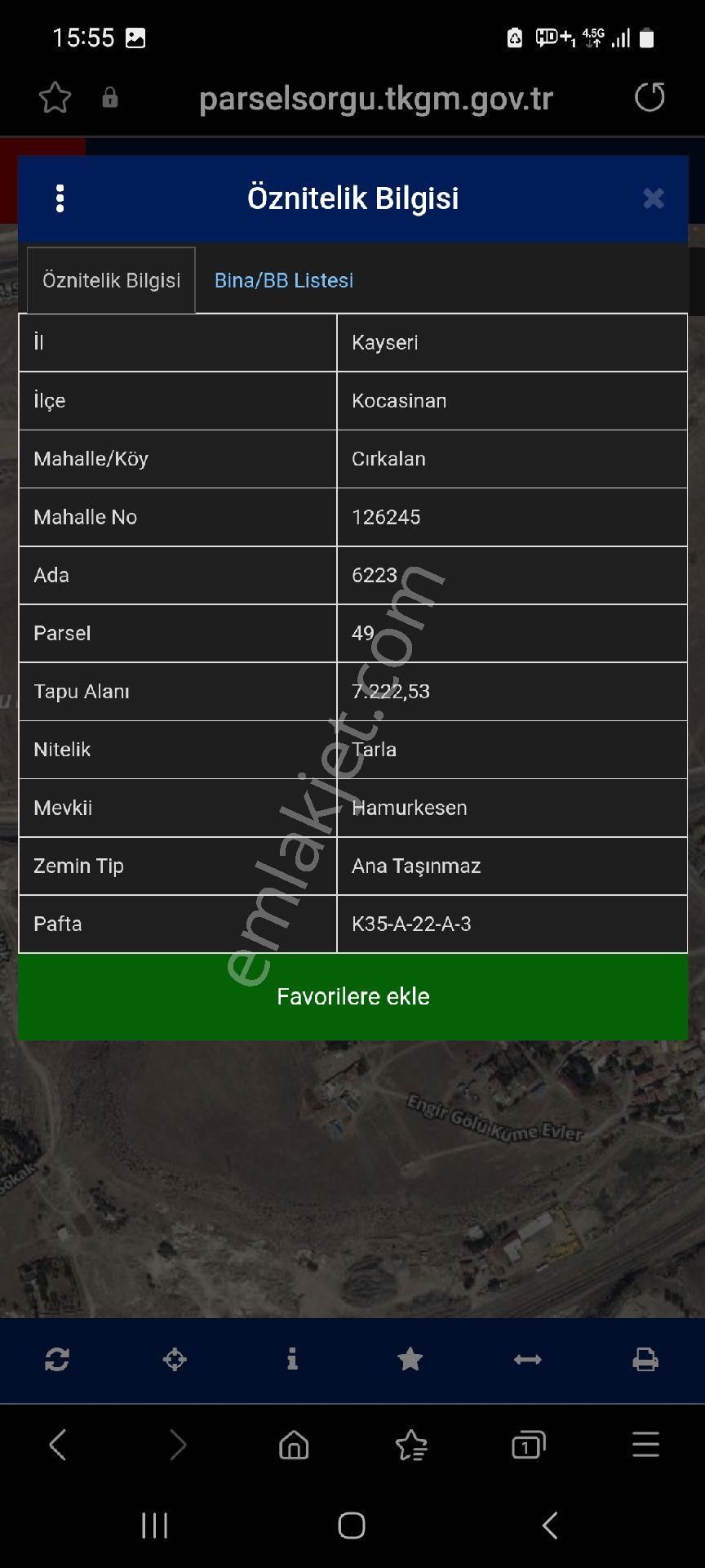Cırlanda Satılık Arsa - Görsel 2