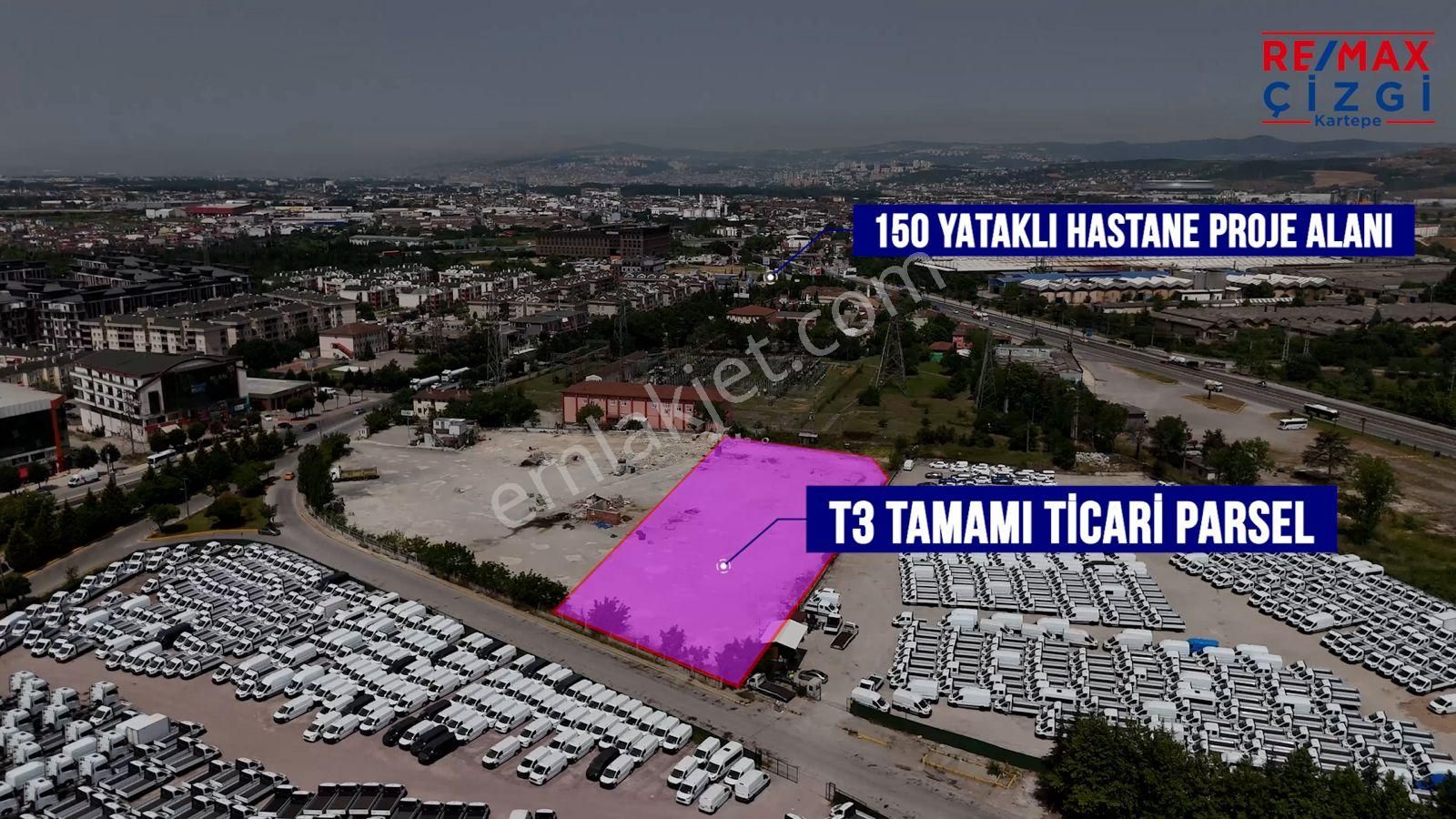 Kartepe Emekevler Satılık Ticari İmarlı Kartepe Emekevler Tamamı Ticari 5.000 M2 Arsa