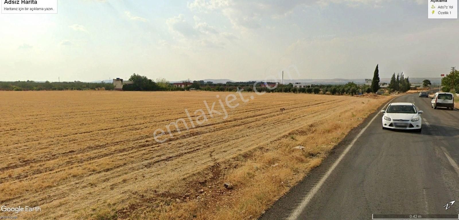 Oğuzeli Altınyurt Satılık Tarla Ezel Emlaktan Oğuzeli Altınyurt'da Ana Asfalt Üzeri Satılık Araz