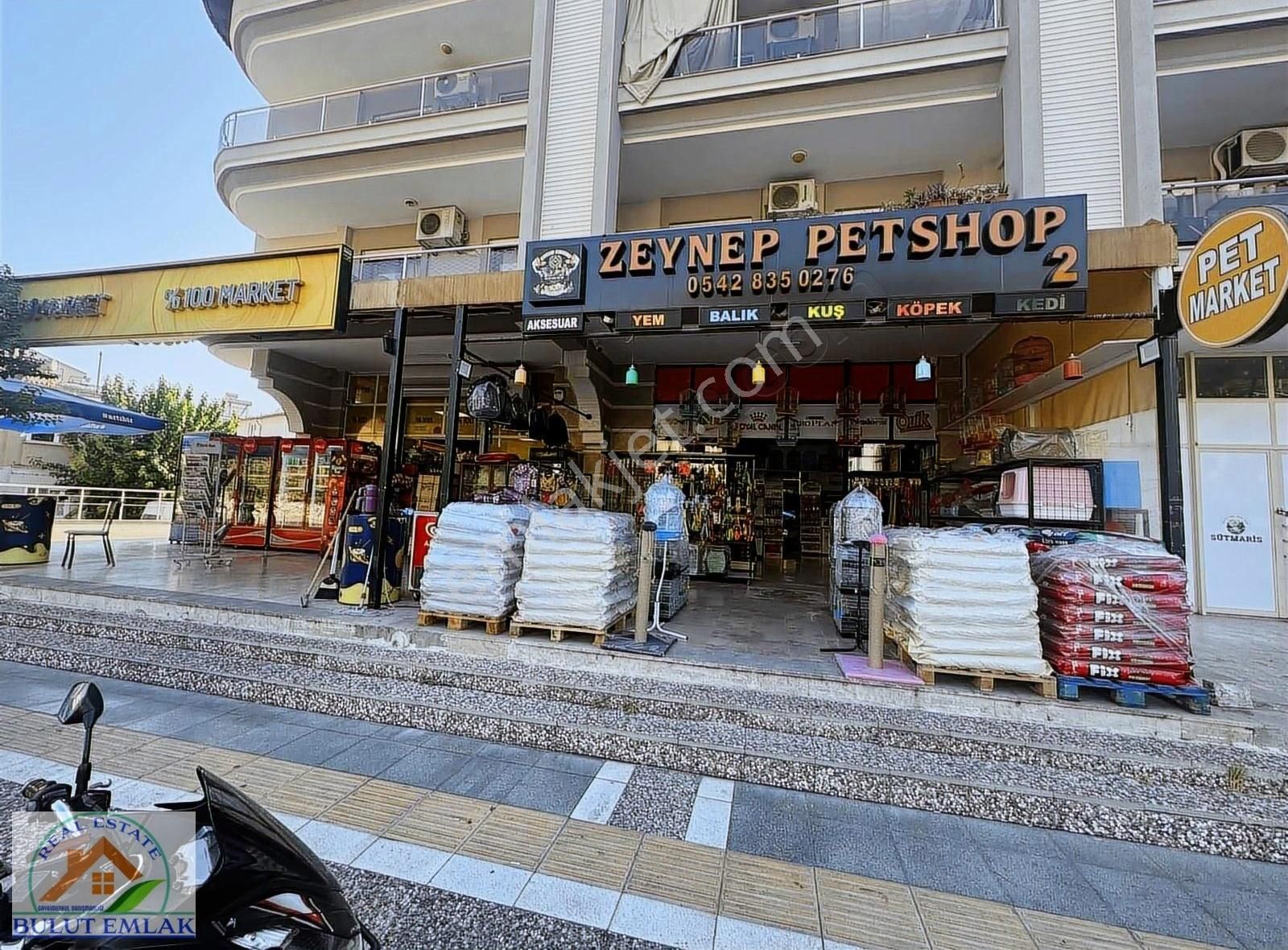 Marmaris Beldibi Devren Dükkan & Mağaza Bulut'tan Beldibi Merkezde Anayol Üzeri Devren Kiralık Pet Shop