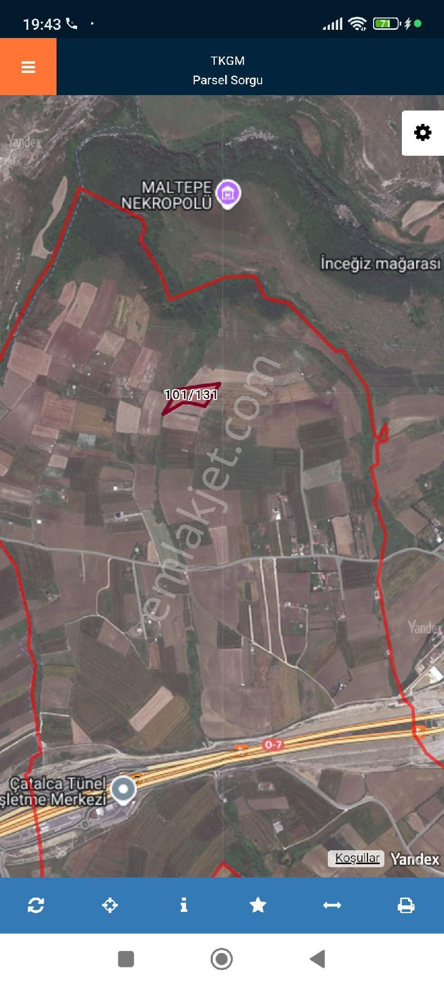 İstanbul Çatalca Elbasan'da Satılık 300 Metrekare Tarla Çaplı Yeri Belli - Görsel 2