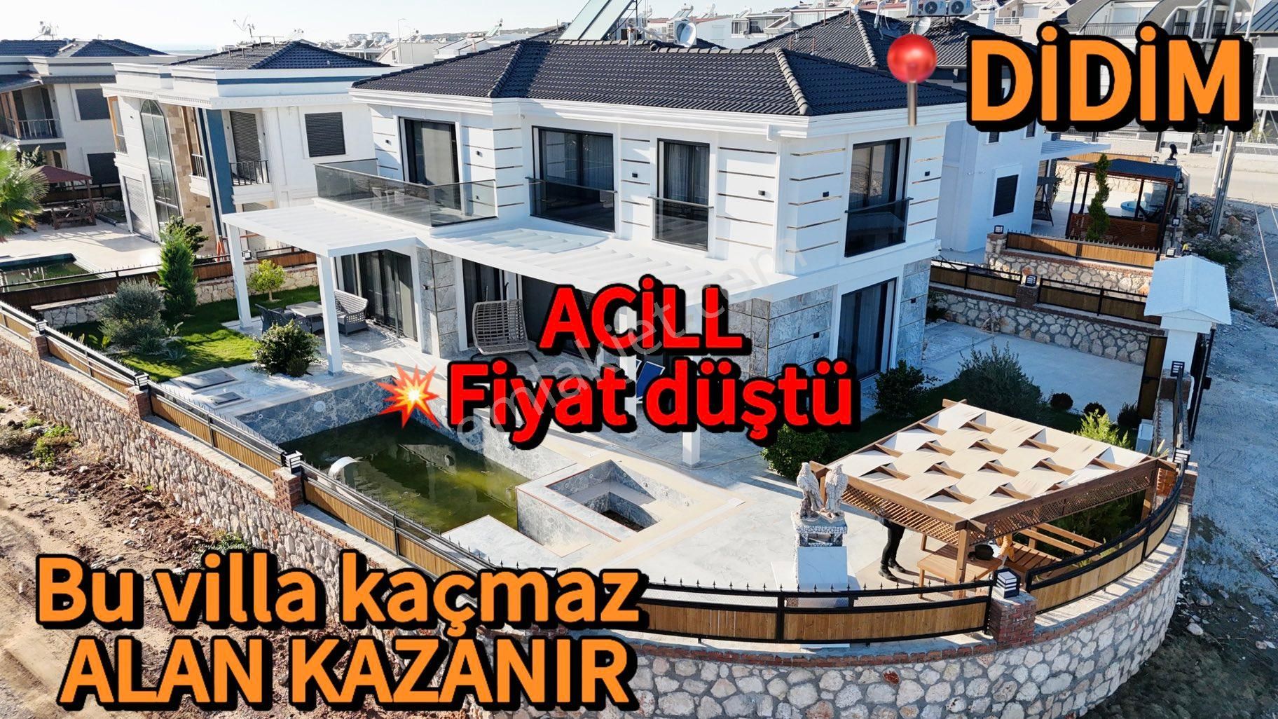 Didim Efeler Satılık Villa Fiyat Düştü Didimde Satılık Uygun Fiyatlı Lüks Villa