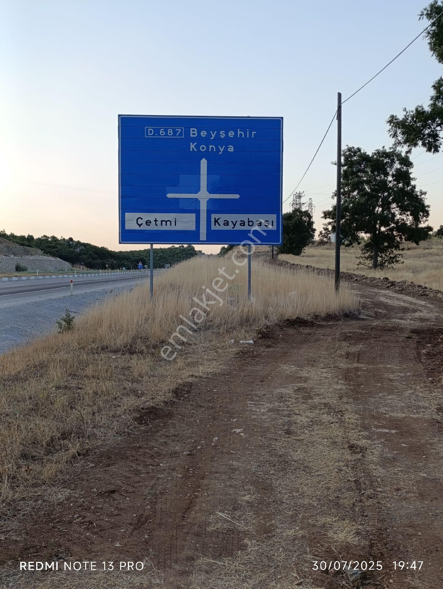 Beyşehir Kayabaşı Satılık Tarla