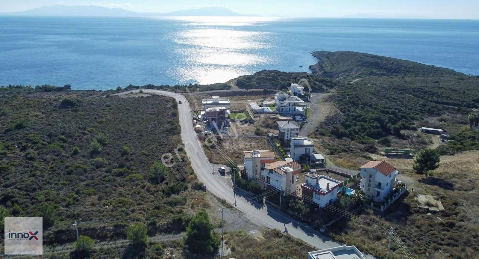 Seferihisar Sığacık Satılık Villa İmarlı Sığacık'ta 4 Villalık Emsalsiz Deniz Manzaralı Arsa