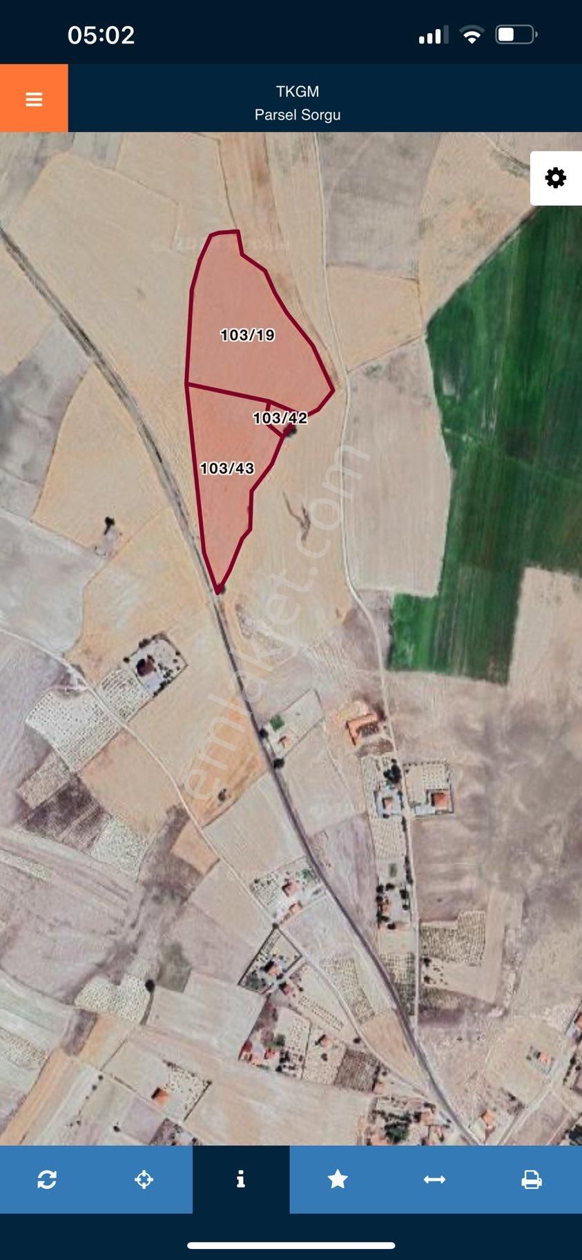 Gülşehir Abuuşağı Köyü (100. Yıl) Satılık Özel Kullanım Nevşehir Gülşehir De 50.000 M2 Parselasyonlu Satışa Hazır Arsa Tapulu Fiyat 13.000.000₺vip Arsa