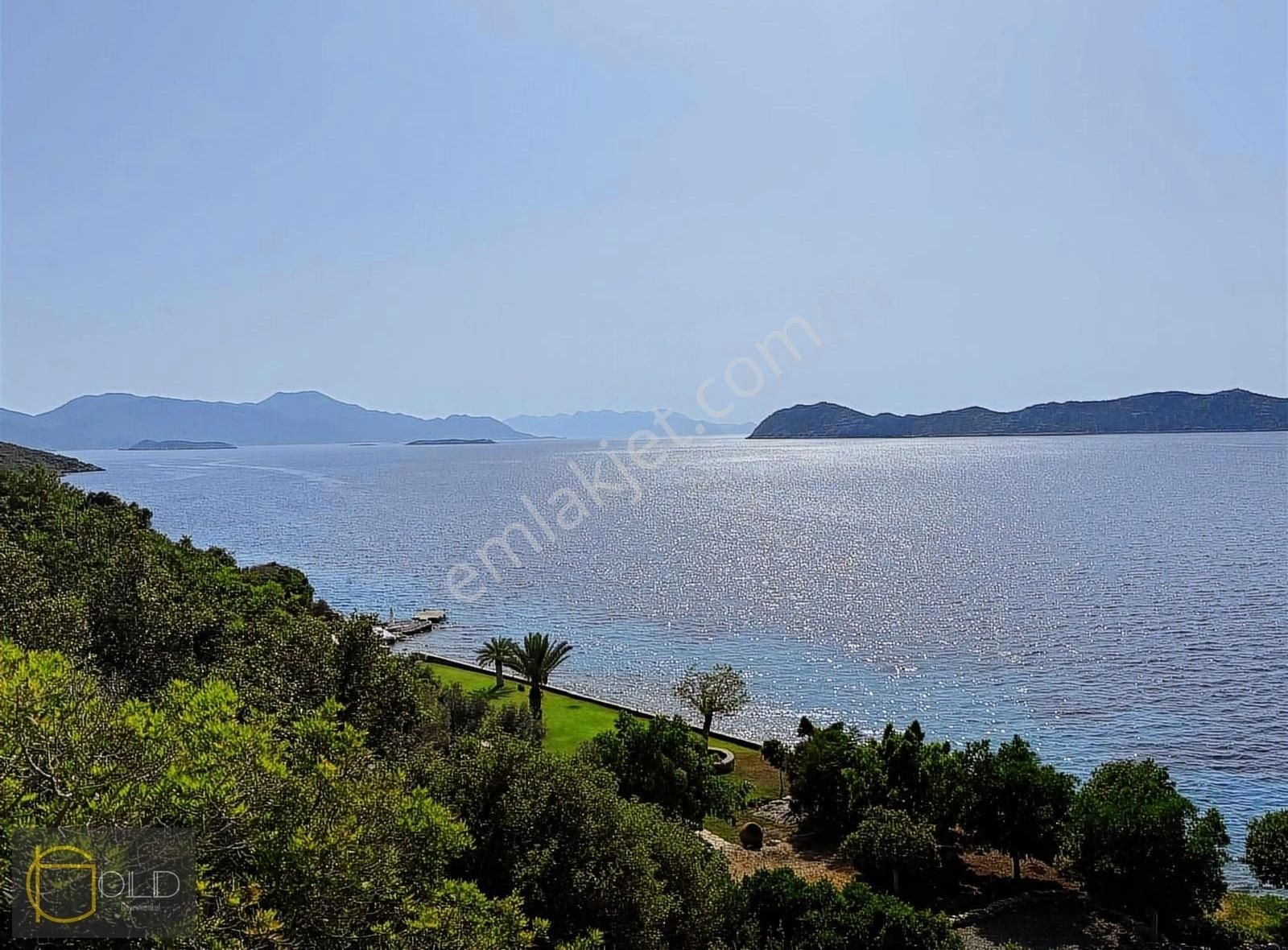 Marmaris Söğüt Ada Satılık Tarla Gold Gayrimenkul'den Marmaris Söğüt'te Denize Sıfır Arazi